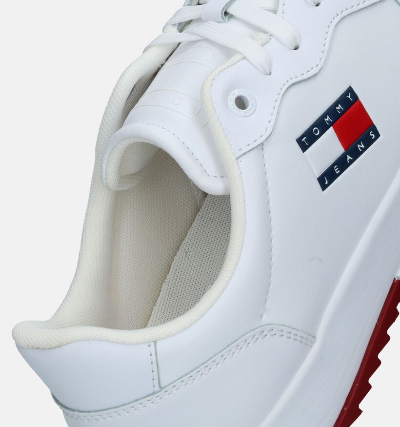 Tommy Hilfiger TJM Retro Baskets en Blanc pour hommes (338020) - pour semelles orthopédiques