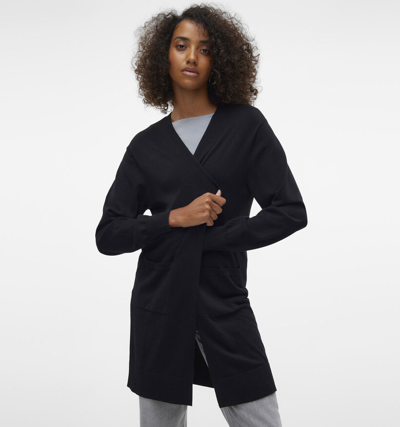 Vero Moda Silje Gilet en Noir pour femmes (361258)