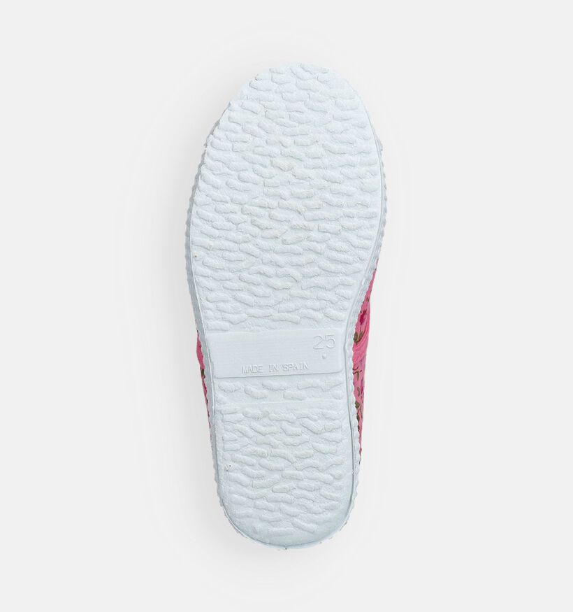 Cienta Baskets pour b&eacute;b&eacute; en Jaune pour filles (372153) - pour semelles orthop&eacute;diques