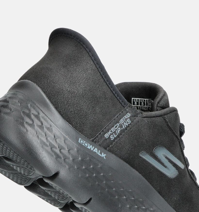 Skechers Go Walk Flex Mali Zwarte Slip-in Sneakers voor dames (360892)
