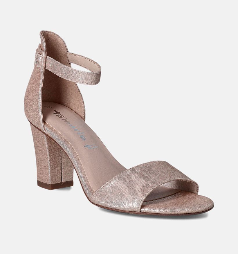 Tamaris Rose gold Sandalen met gesloten hiel voor dames (354353)