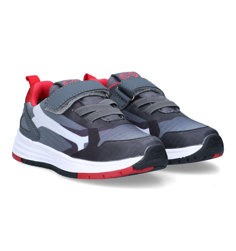 STONES and BONES Swift V Velcro Baskets en Gris pour garçons (329835) - pour semelles orthopédiques