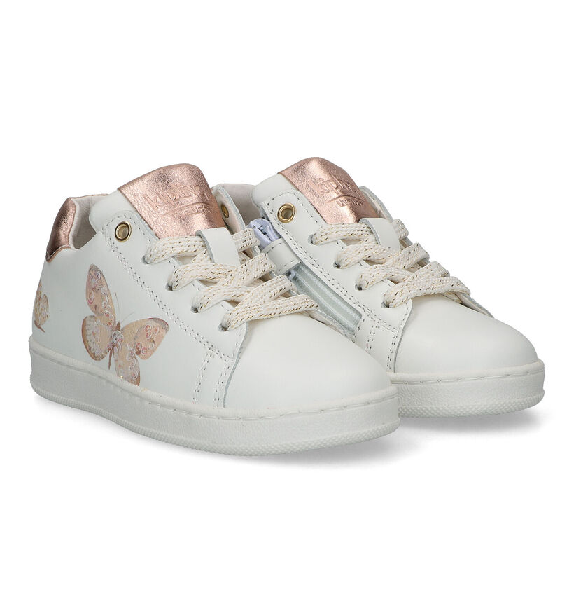 Kipling Jolly Witte Sneakers voor meisjes (323841) - geschikt voor steunzolen