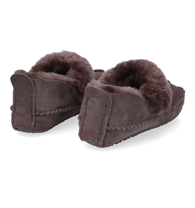 Warmbat Barrine Bruine Pantoffels voor dames (326091)