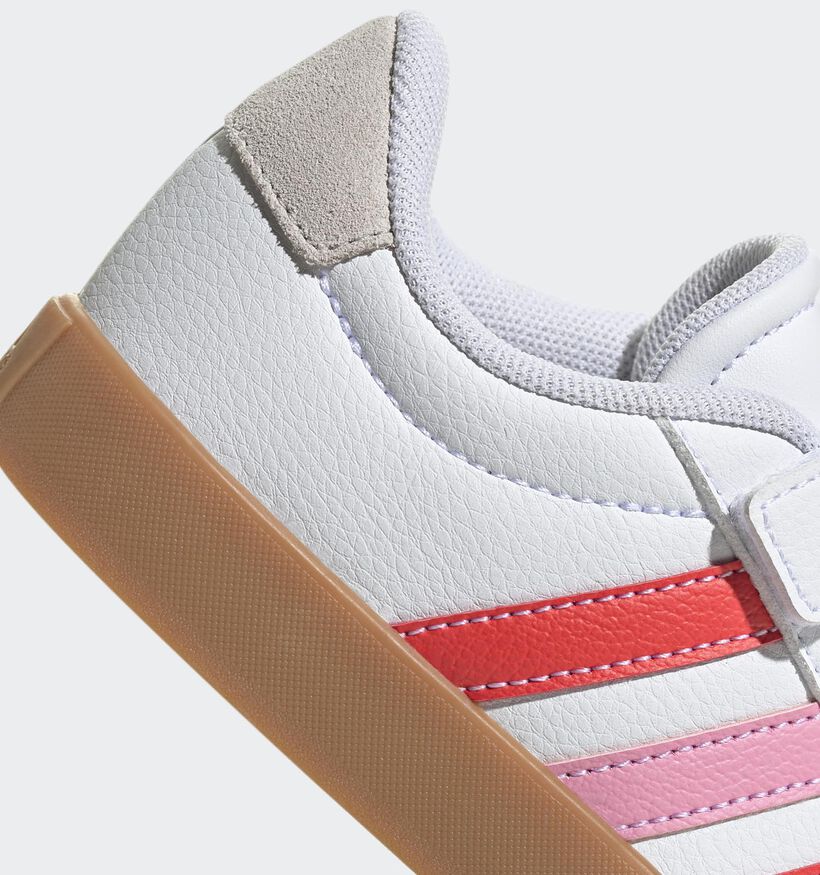 adidas VL Court Baskets basses en Blanc pour filles (357066) - pour semelles orthopédiques