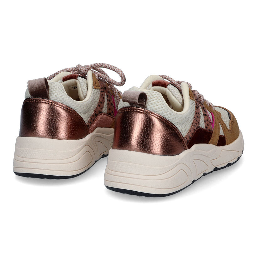 Poelman Baskets basses en Écru en simili cuir (325180)