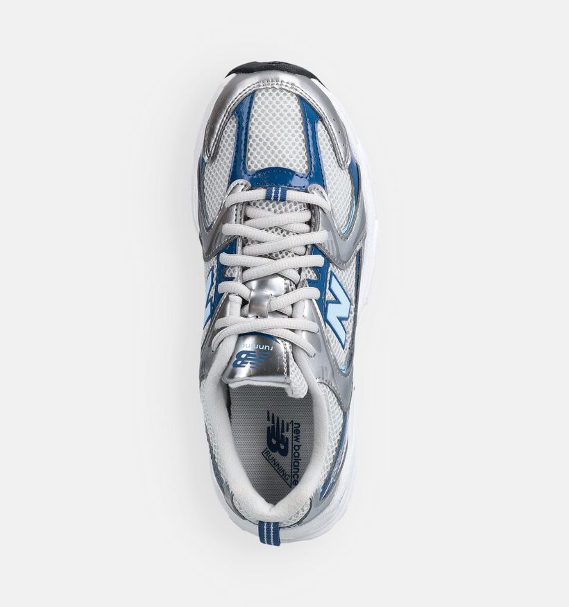 New Balance 530 Zilveren/Blauwe Sneakers voor meisjes (366392) - geschikt voor steunzolen