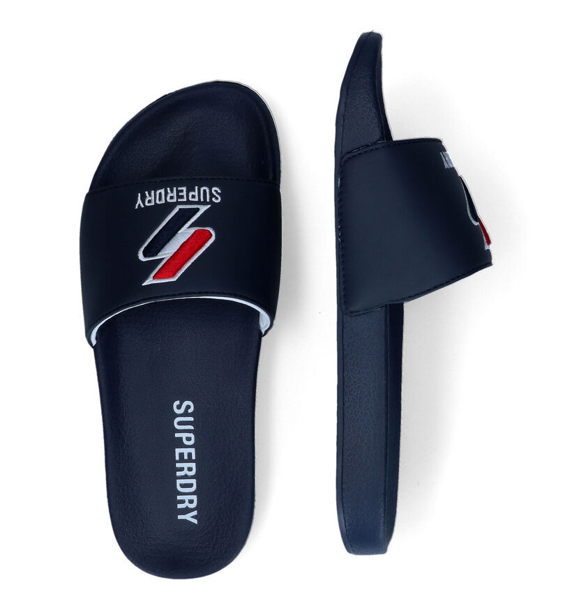 Superdry Core Pool Blauwe Badslippers voor heren (305764)