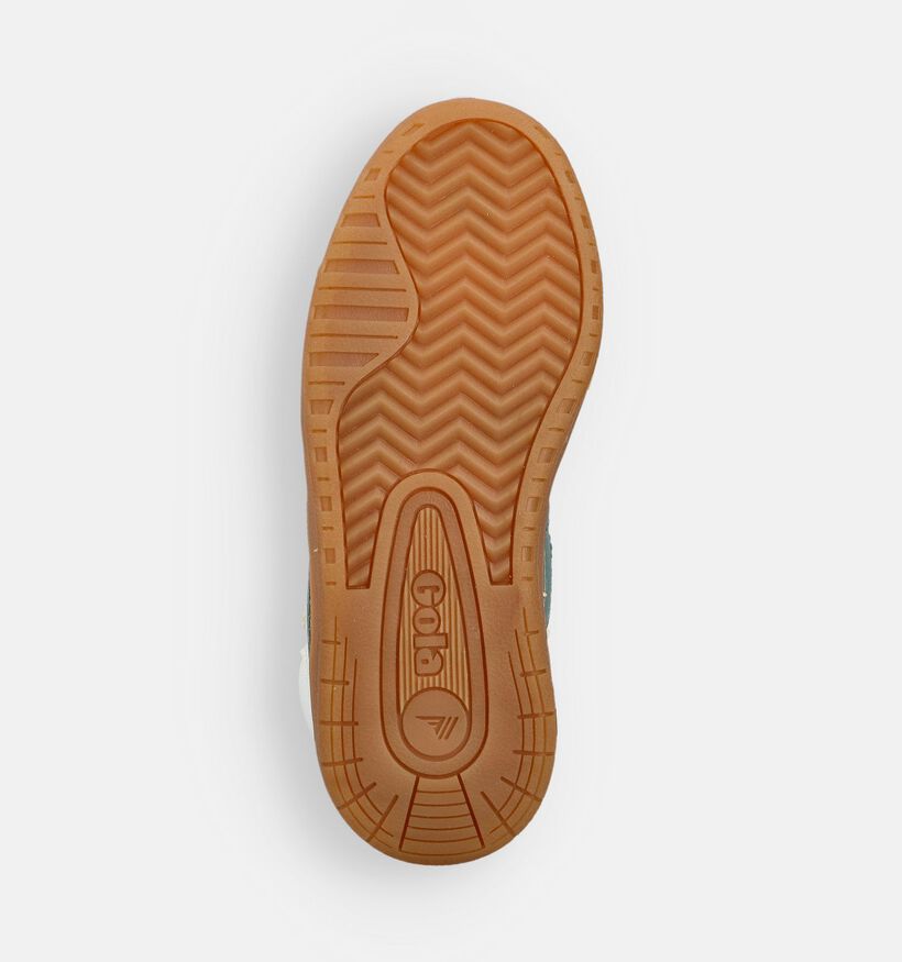 Gola Talon Baskets montantes en Blanc pour filles, garçons (361004) - pour semelles orthopédiques