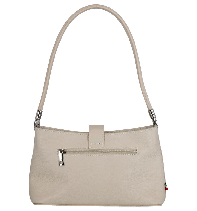 Time Mode Sac à bandoulière en Beige en cuir (277147)