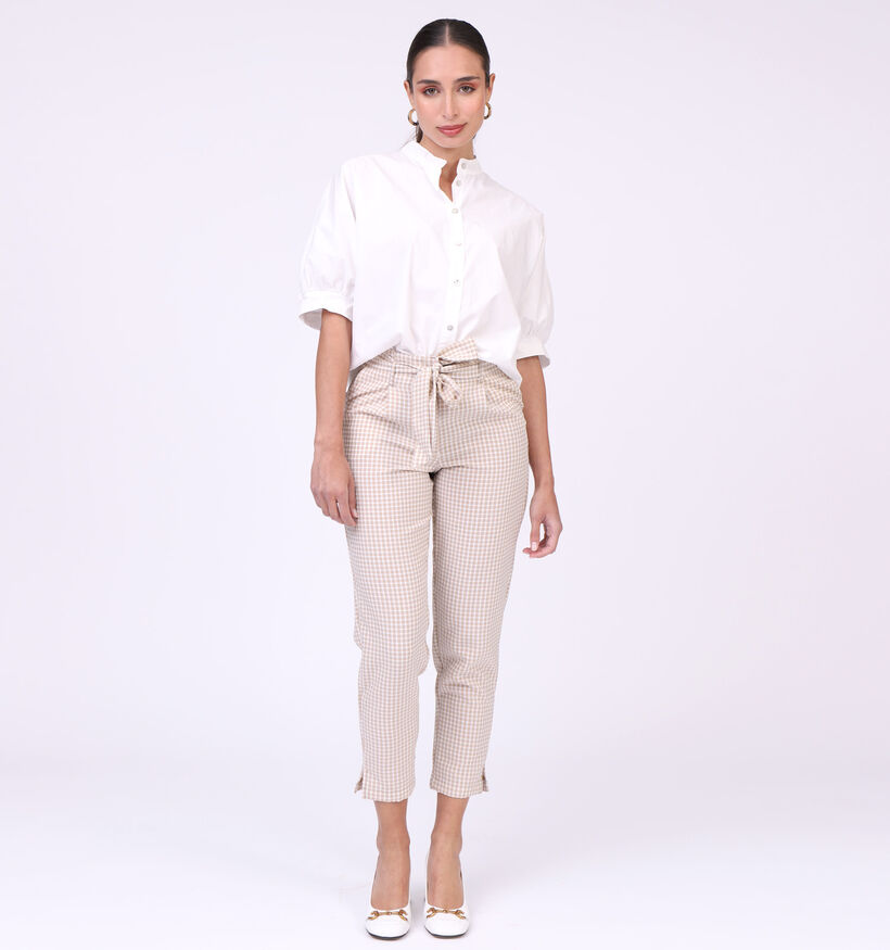 Vila Laidas Pantalon Classique en Beige (311643)