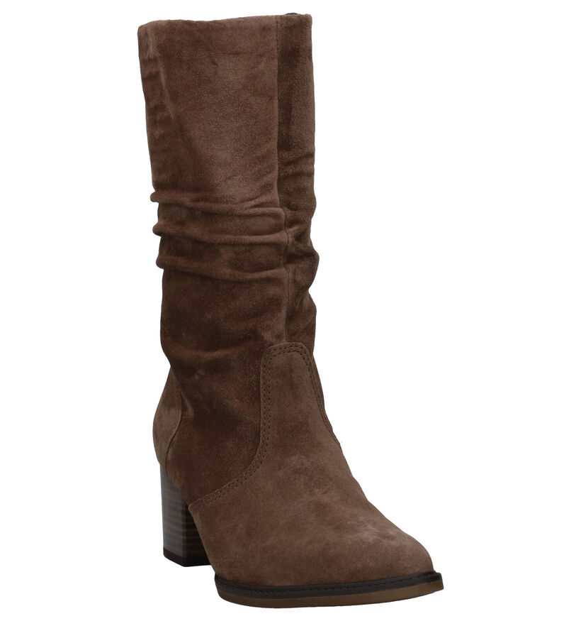 Gabor Cognac Korte Laarzen in daim (282437)