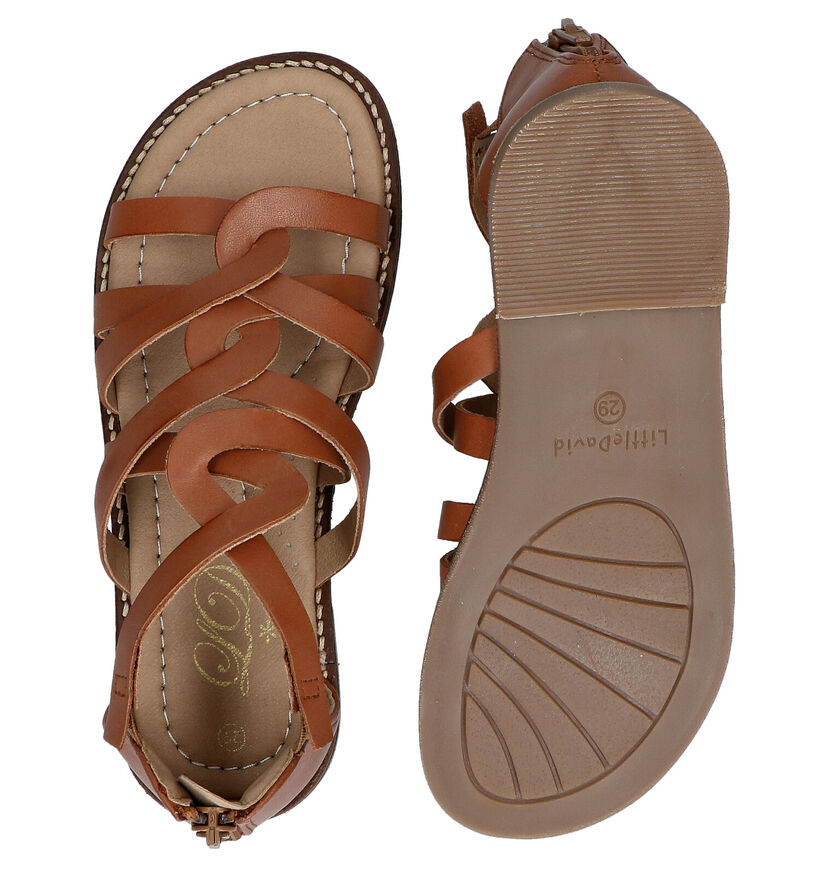 Little David Kaylee Cognac Sandalen voor meisjes (289891)