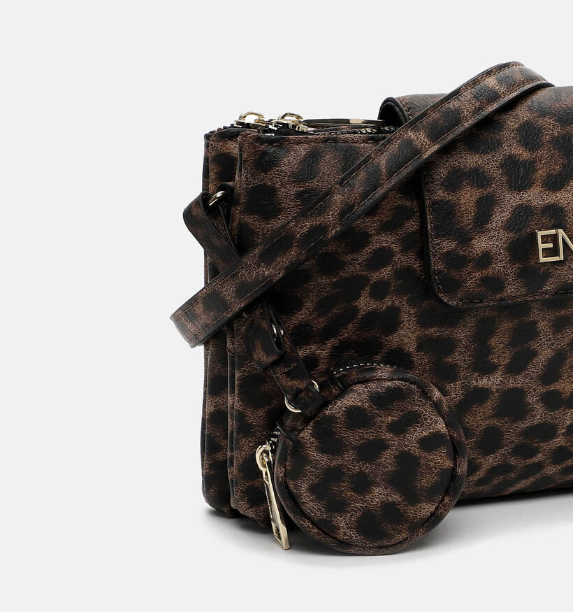 Emily & Noah Hanna Bruine/Zwarte Crossbodytas voor dames (363475)