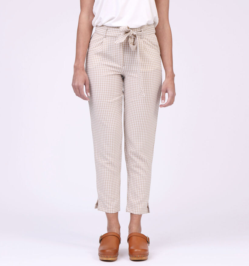 Vila Laidas Pantalon Classique en Beige (311643)