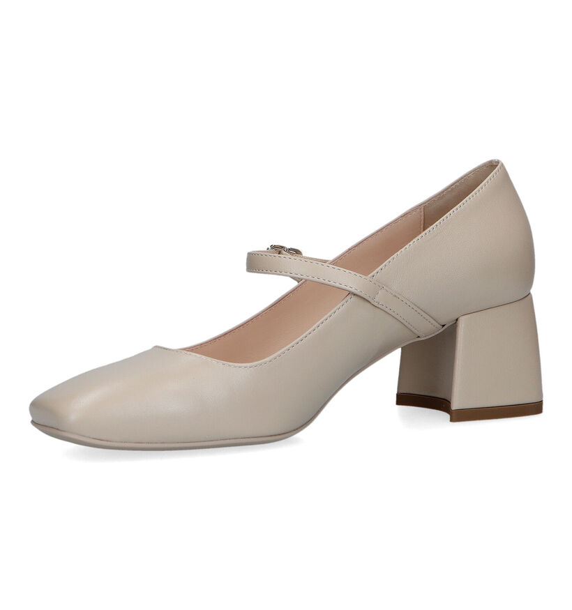 NeroGiardini Escarpines avec sangle en Beige pour femmes (330212)