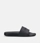 Superdry Premium Graphic Pool Slide Claquettes en Noir pour hommes (369275)