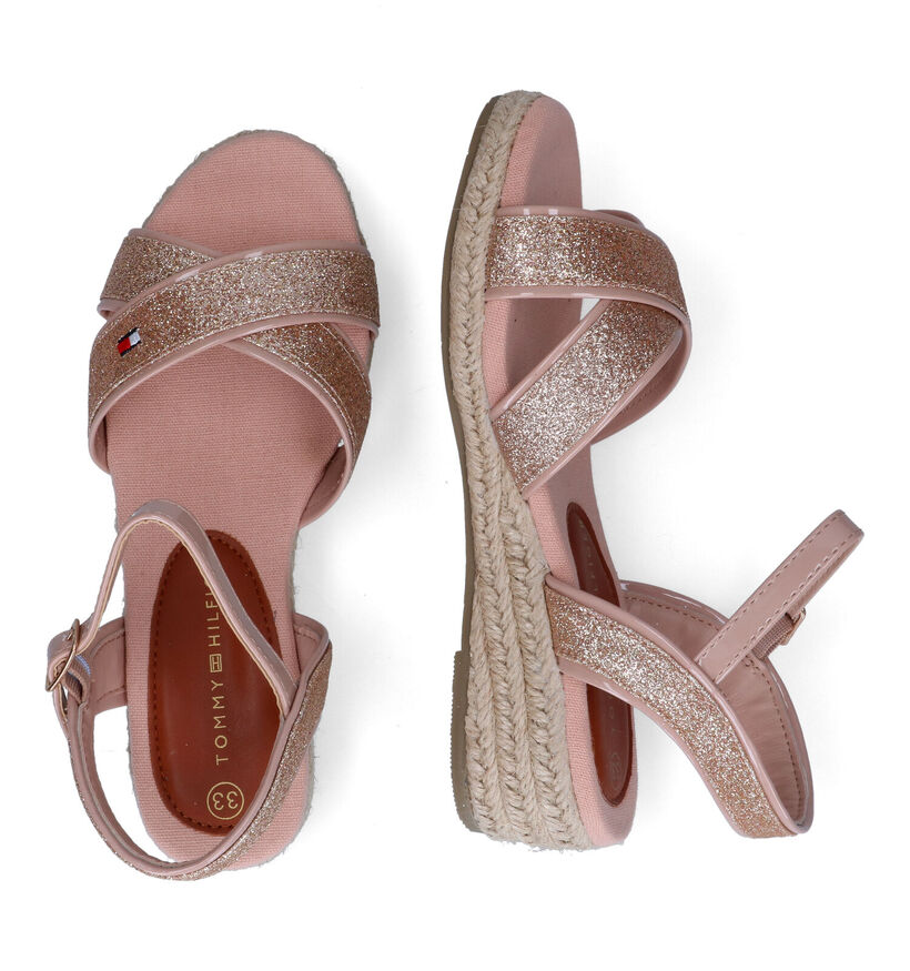 Tommy Hilfiger Sandales en Or rose pour filles (303917)