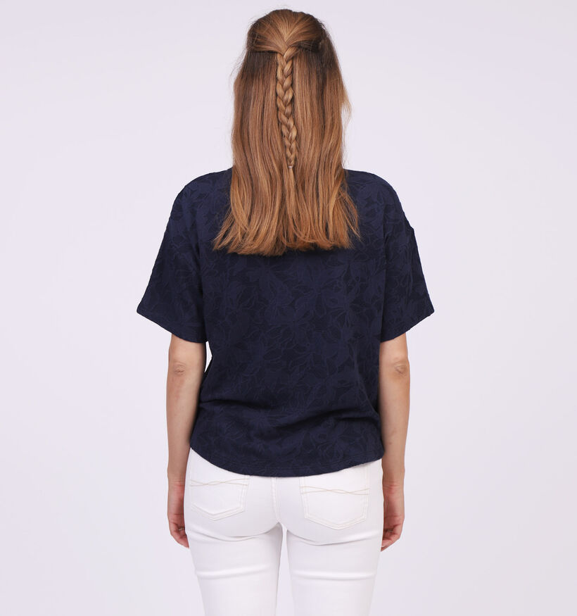 Vila Blomst Blauwe T-shirt (318784)