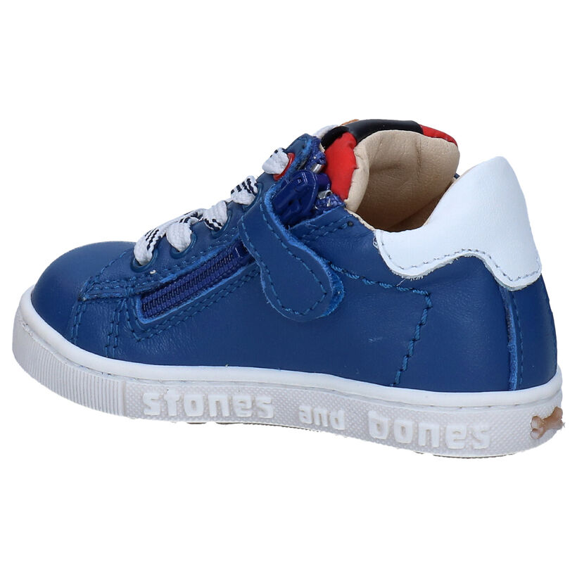 STONES and BONES Ciap Chaussures enfants en Bleu pour garçons (287840) - pour semelles orthopédiques