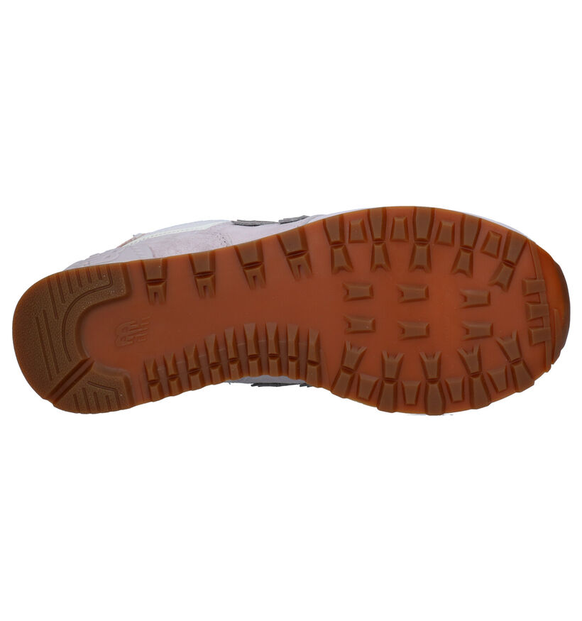 New Balance WL574 Roze Sneakers in daim (293644)