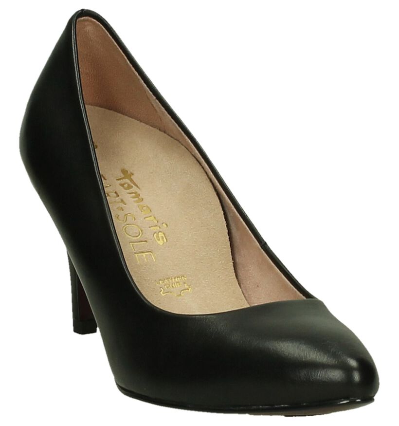 Tamaris Heart & Sole Zwarte Pumps met Naaldhak, , pdp