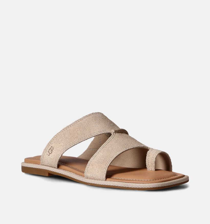 UGG Matira Nu-pieds plates en Beige pour femmes (352822)