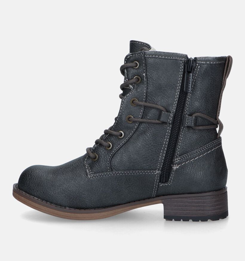 Mustang Bottines robustes en Gris pour filles (331714)