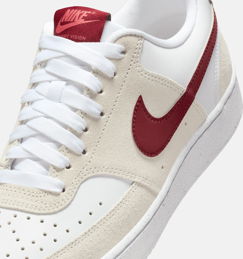 Nike Court Vision Low Baskets en Blanc pour femmes (347839)