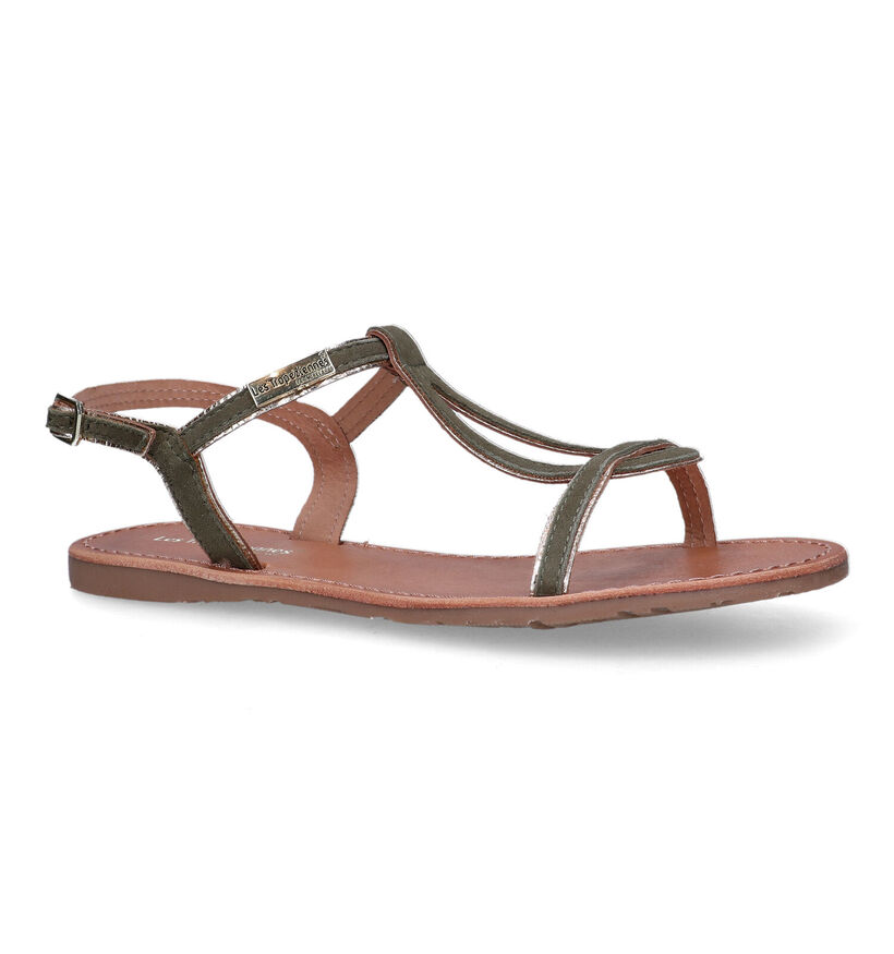 Les Tropeziennes Habuc Kaki Sandalen in nubuck (324764)