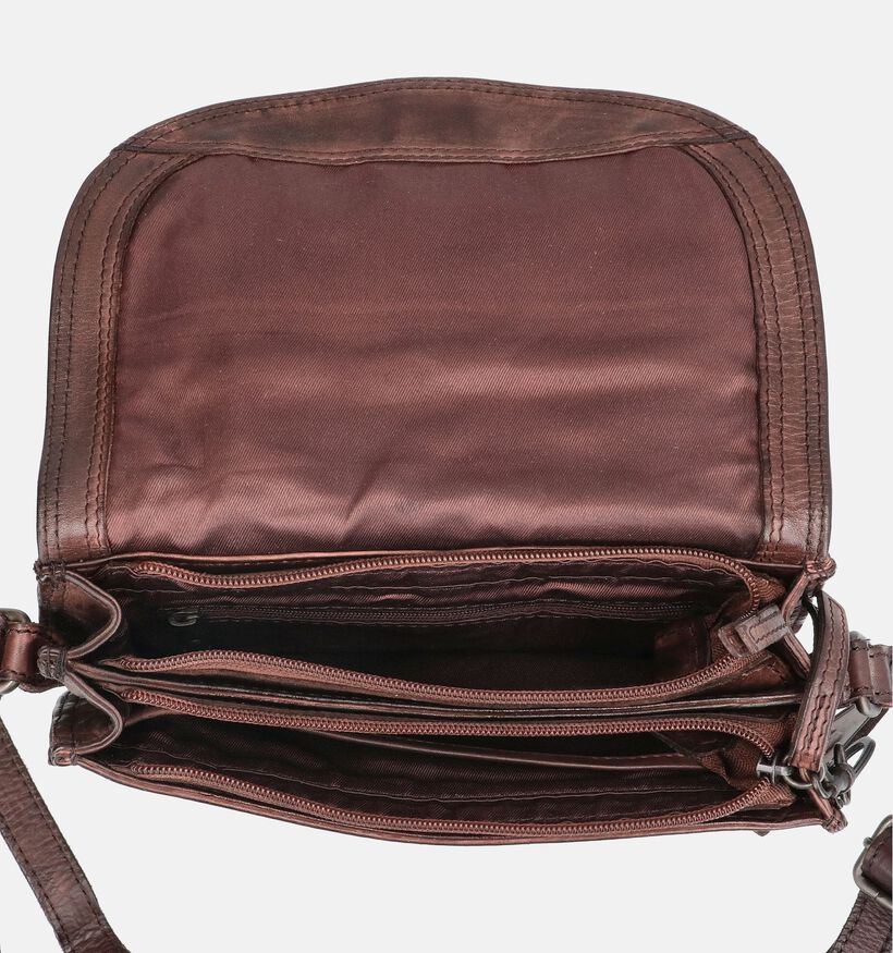 Bear Design Donkerbruine Crossbodytas voor dames (382109)