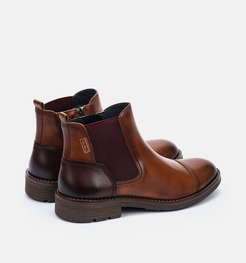 Pikolinos Cognac Boots Chelsea voor heren (379266) - geschikt voor steunzolen