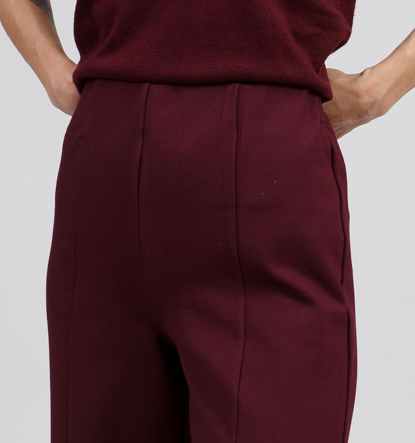 Minus Marcia Bordeaux Wijde broek voor dames (349966)