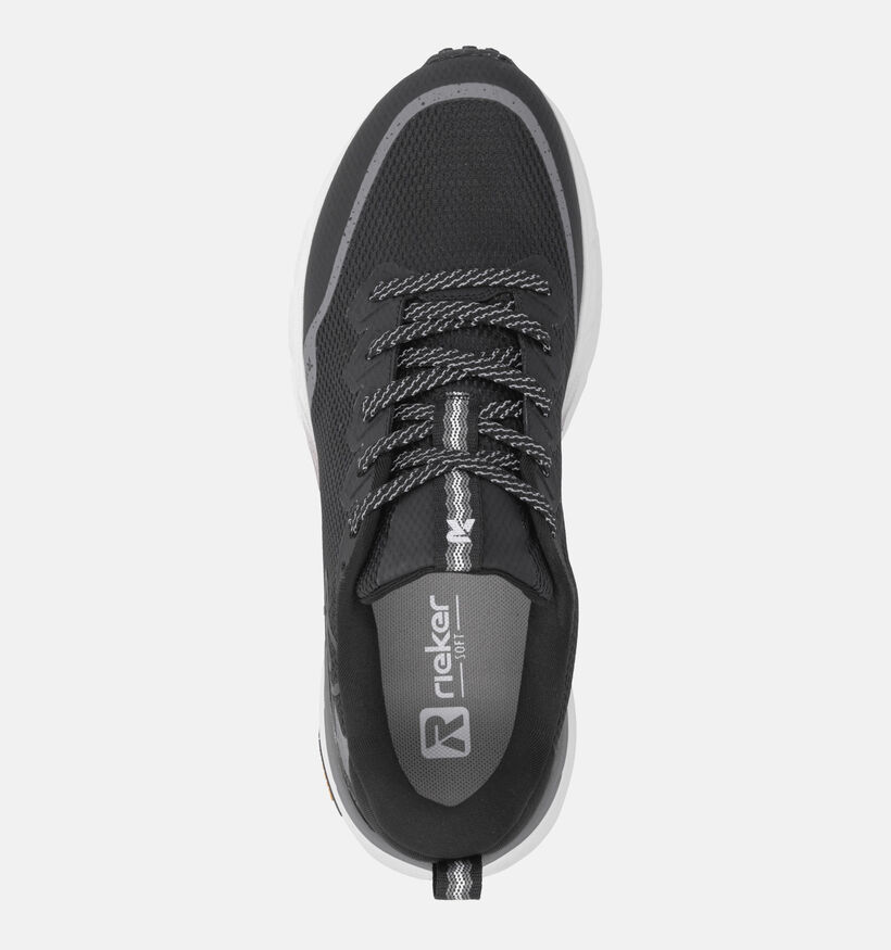 Rieker Sport Chaussures plates en Noir pour hommes (376513) - pour semelles orthop&eacute;diques