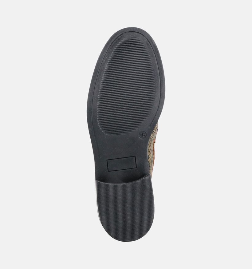 Laurent David Groene Loafers voor dames (380700)