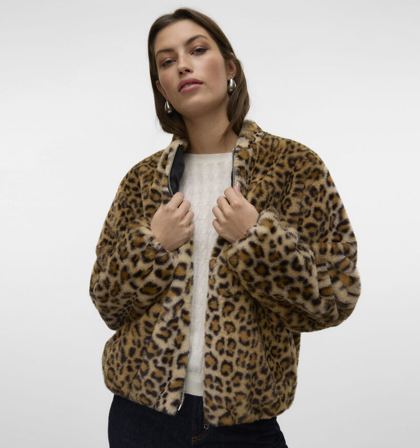 Vero Moda Sonjaliga Manteau court en Marron pour femmes (361226)