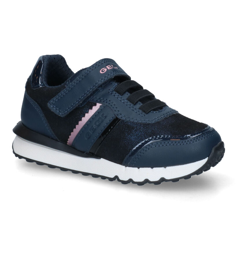 Geox Fastics Baskets en Bleu pour filles (312550) - pour semelles orthopédiques