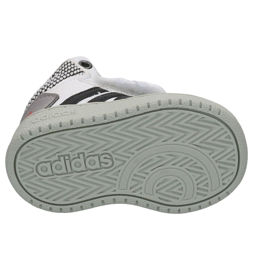 adidas Hoops Sneakers Zwart in kunstleer (262060)