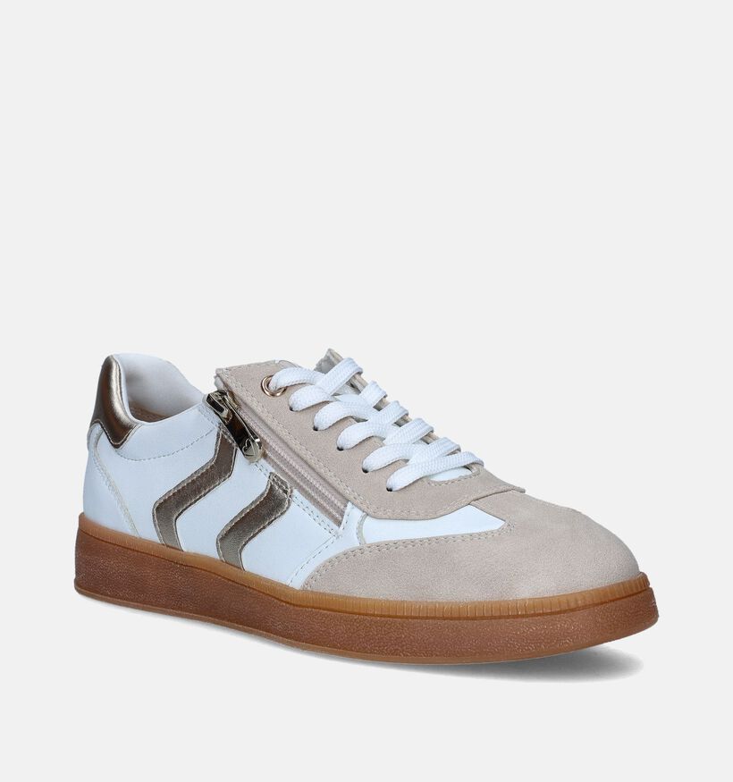 Marco Tozzi Witte Sneakers voor dames (352528) - geschikt voor steunzolen