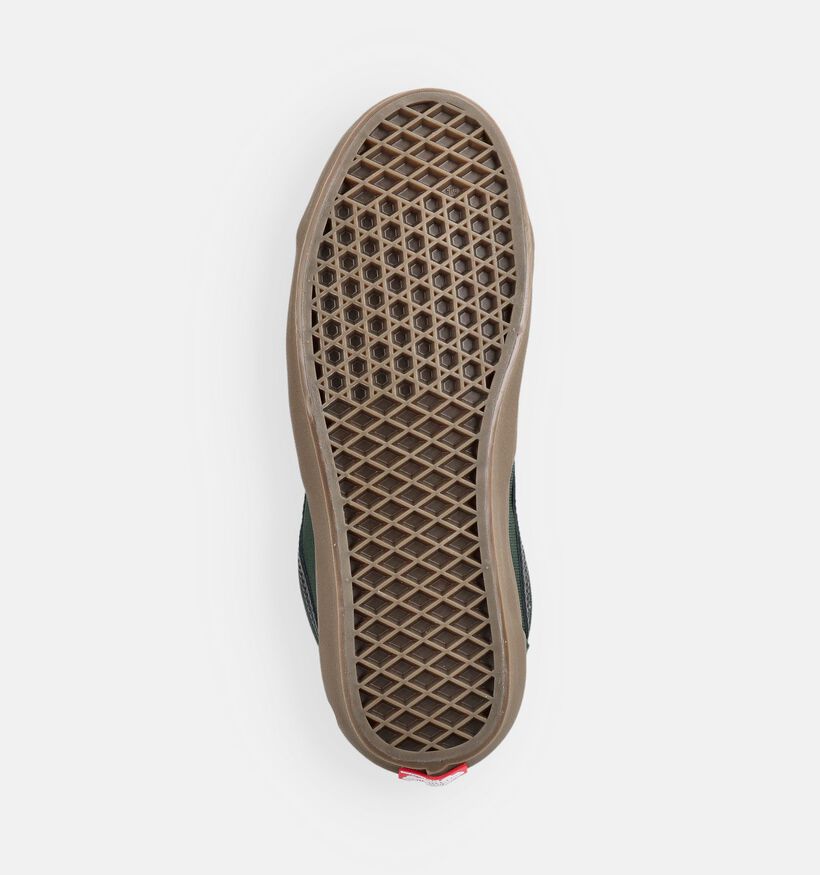 Vans Old Skool 36 Baskets en Vert kaki pour hommes (376608) - pour semelles orthop&eacute;diques