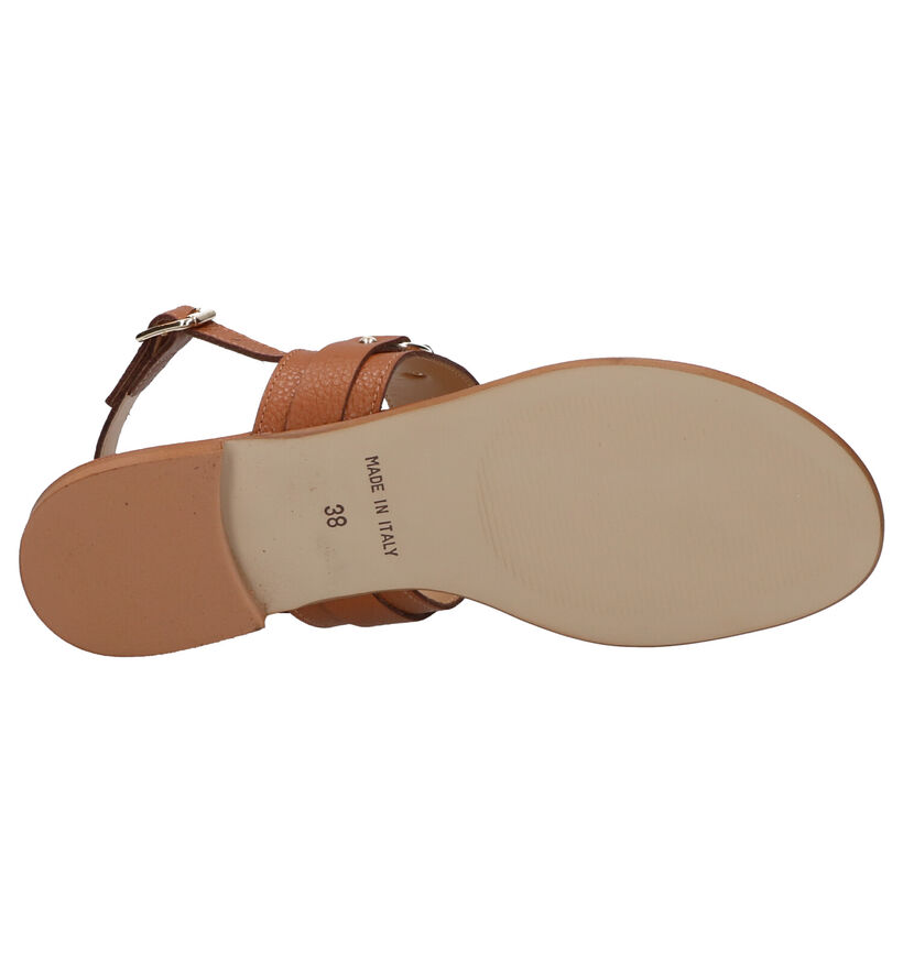 Scapa Cognac Sandalen in leer (270280)