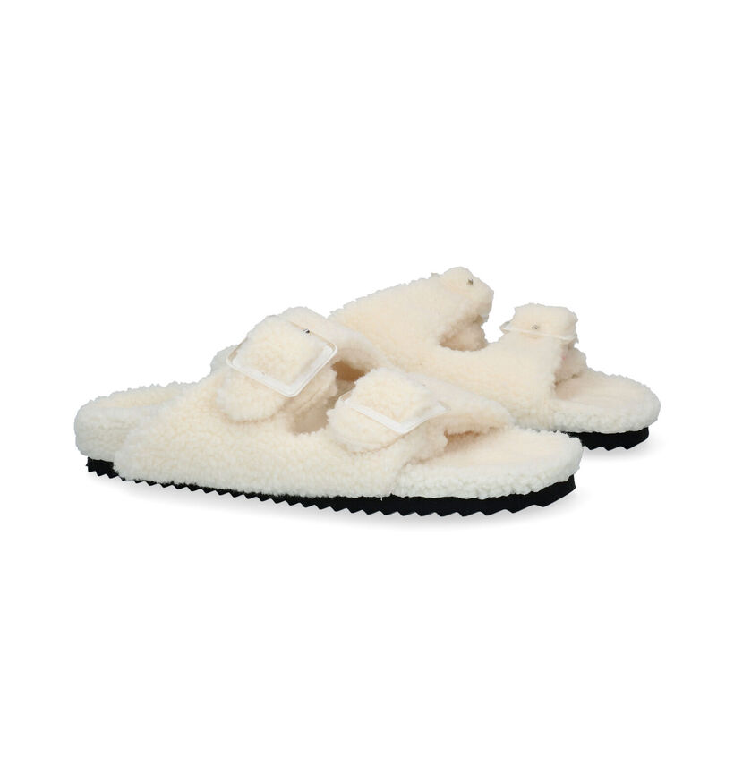 Colors of California Pantoufles ouvertes en Beige pour femmes (300190)