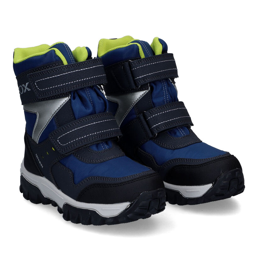 Geox Himalaya Bottes de neige en Bleu pour garçons (317616) - pour semelles orthopédiques