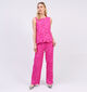 Vila Ceren Fuchsia Wijde broek voor dames (353011)