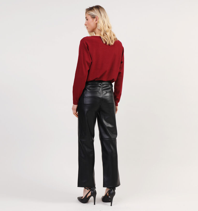 Expresso Zwarte Leren broek voor dames (351069)