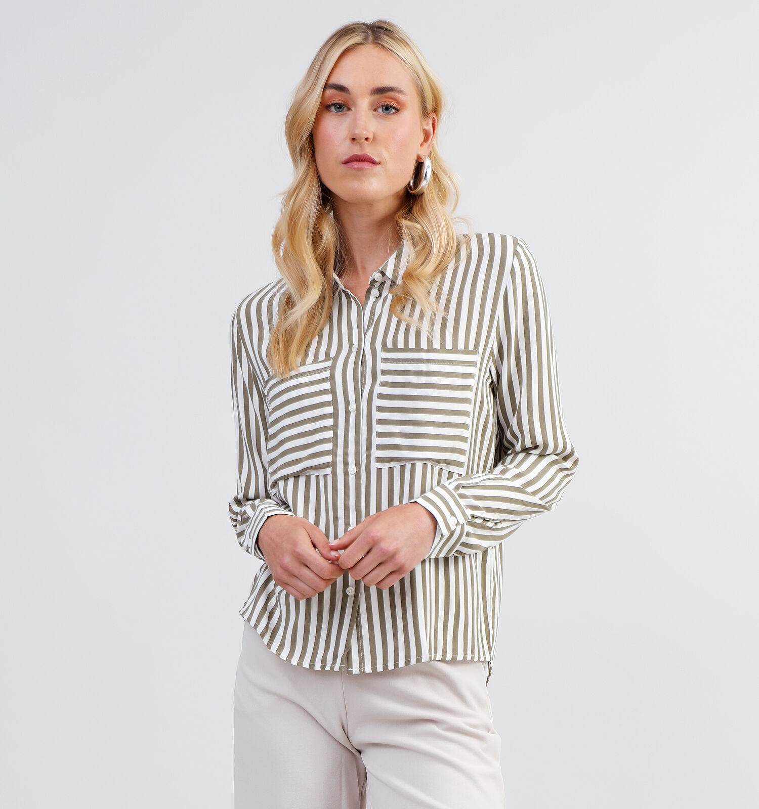 JDY Zoe Kaki Hemd Dames Blouses Online op TORFS.BE