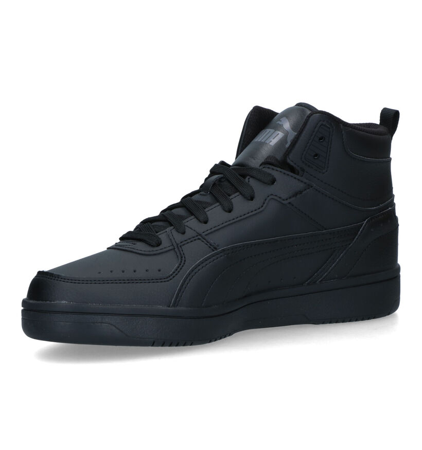 Puma Rebound Joy baskets montantes en Noir pour hommes (318675) - pour semelles orthopédiques