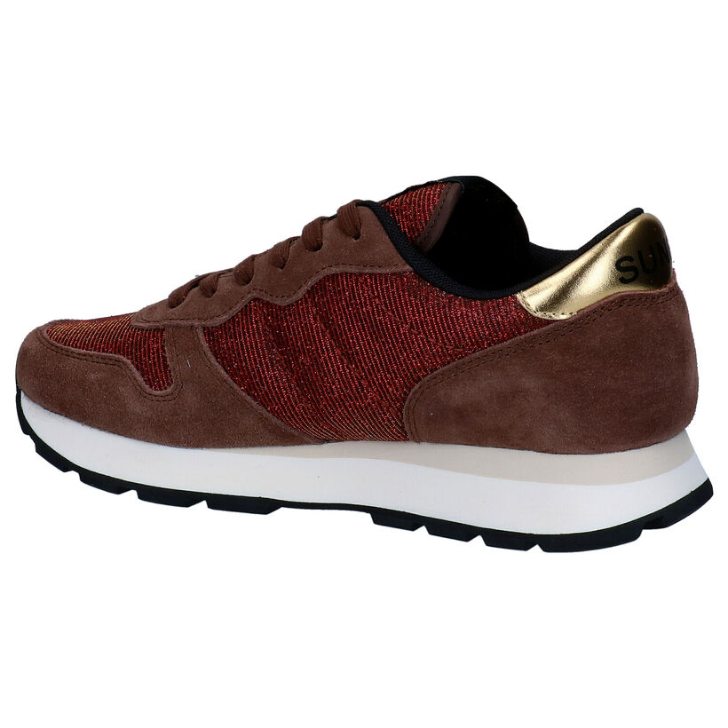 Sun 68 Ally Glitter Baskets en Marron en daim (298125)