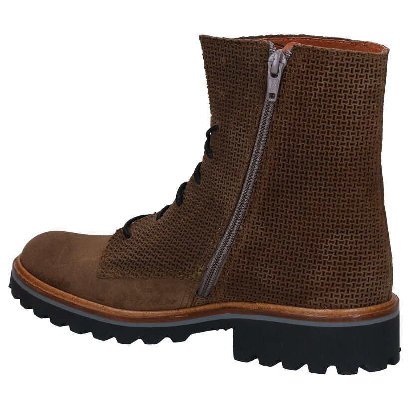 Brako Bottines en Brun foncé en nubuck (283744)