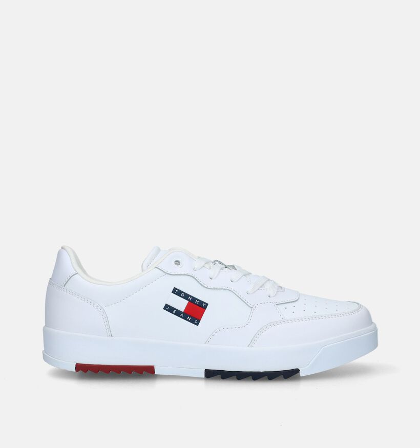 Tommy Hilfiger TJM Retro Baskets en Blanc pour hommes (338020) - pour semelles orthopédiques